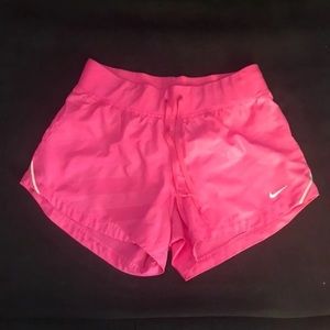 pink nike shorts